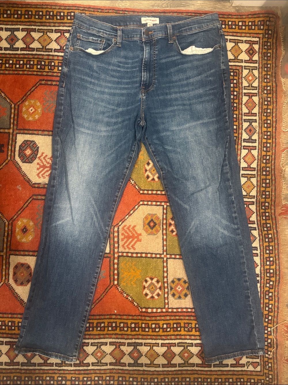 Lucky Brand Men's Blue Slim-Straight Jeans
